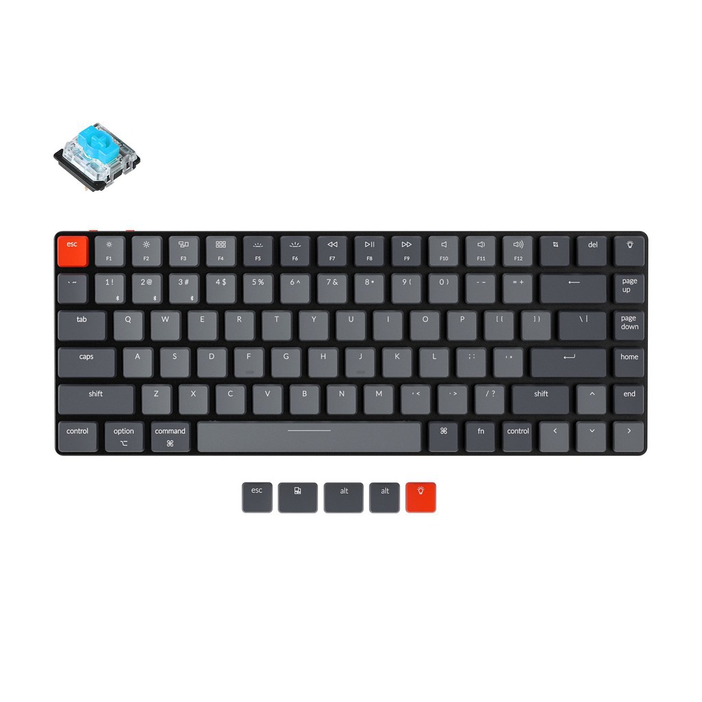 Keychron K3 - Bàn phím cơ Keychron K3 RGB hotswap wireless nhôm version 2