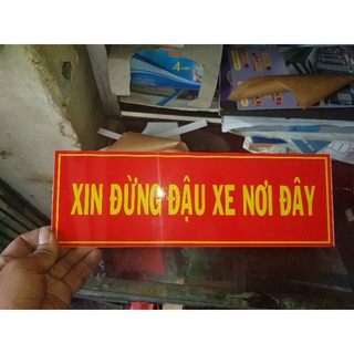 Bảng mica chỉ dẫn .tên công ty mst vv...