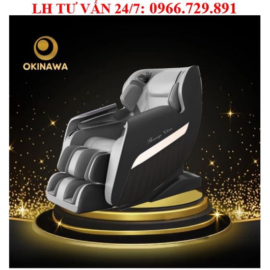 {NEW MODEL 2022} Ghế Massage OKINAWA OS 825 - Massage 4D, điều khiển giọng nói, trục SL bi di chuyển