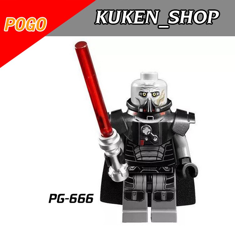 Minifigures Star Wars Mẫu Nhân Vật Darth Malgus Chirrut Imwe Palpatine - PG8024 - Mini Cuộc Chiến Giữa Các Vì Sao