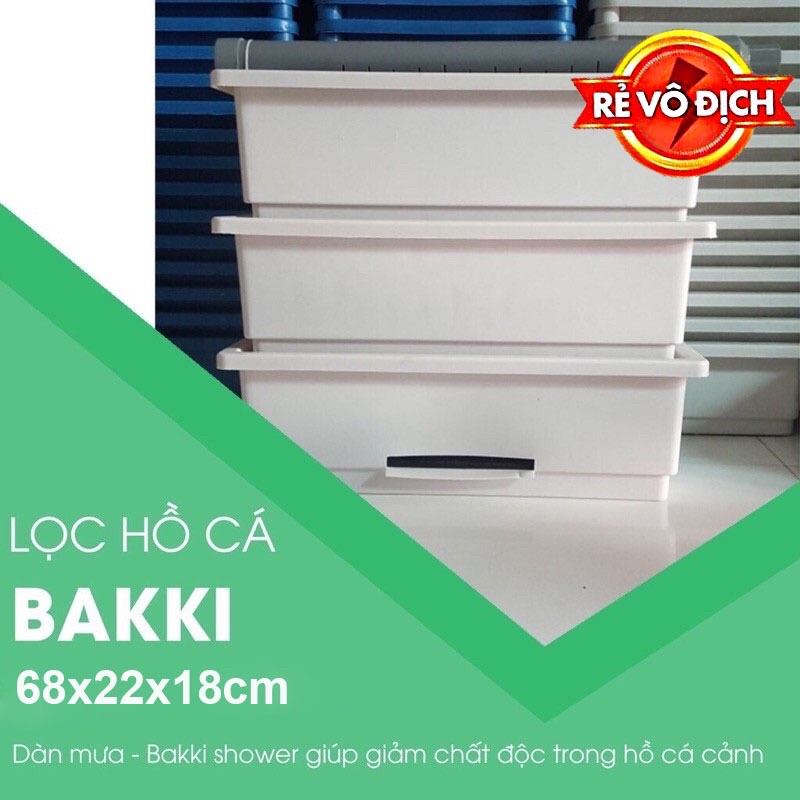 Baki bể cá, hồ koi 68x22x18cm loại đẹp