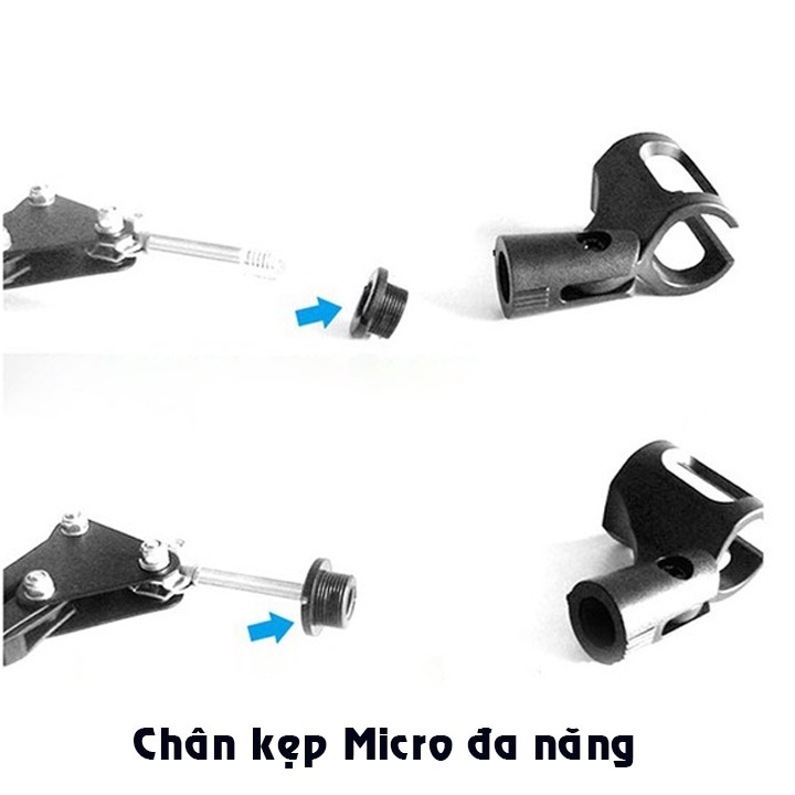 Kẹp Mic không dây, Kẹp Micro có dây Cao Cấp Tiện Dụng dùng cho Sân Khấu Hội Trường Phòng Họp, Chắc Chắn, Siêu Bền