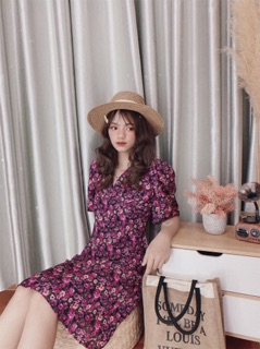 Đầm hoa nhí vintage🌸🌸🌸 ảnh thật