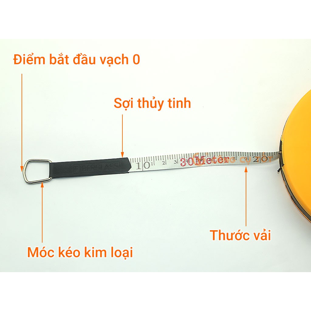 Thước Dây Vải SHANG TE  30M