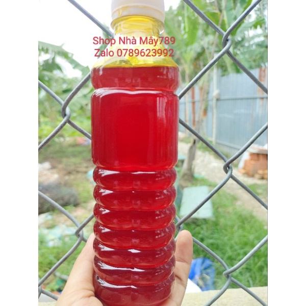 chai 300ml dầu màu điều nhà làm 35k