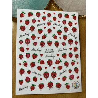 Sticker dán móng tay hình quả
