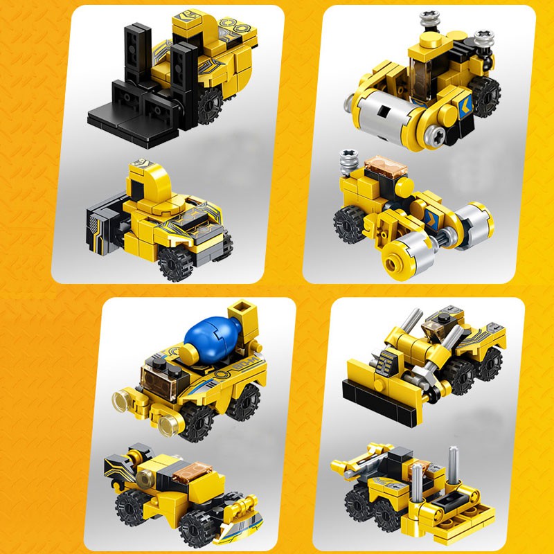 Đồ chơi xếp hình lắp ráp Robot 12 trong 1 Mecha Blockbuilding