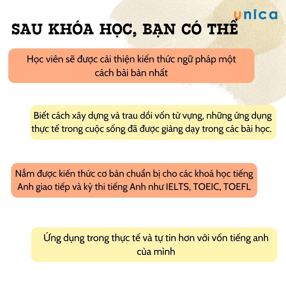 Khóa học Luna A: Chinh phục 9 điểm thi đại học môn tiếng Anh II , GV Nguyệt Ca UNICA.VN