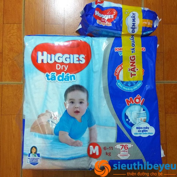 Bỉm dán Huggies M76