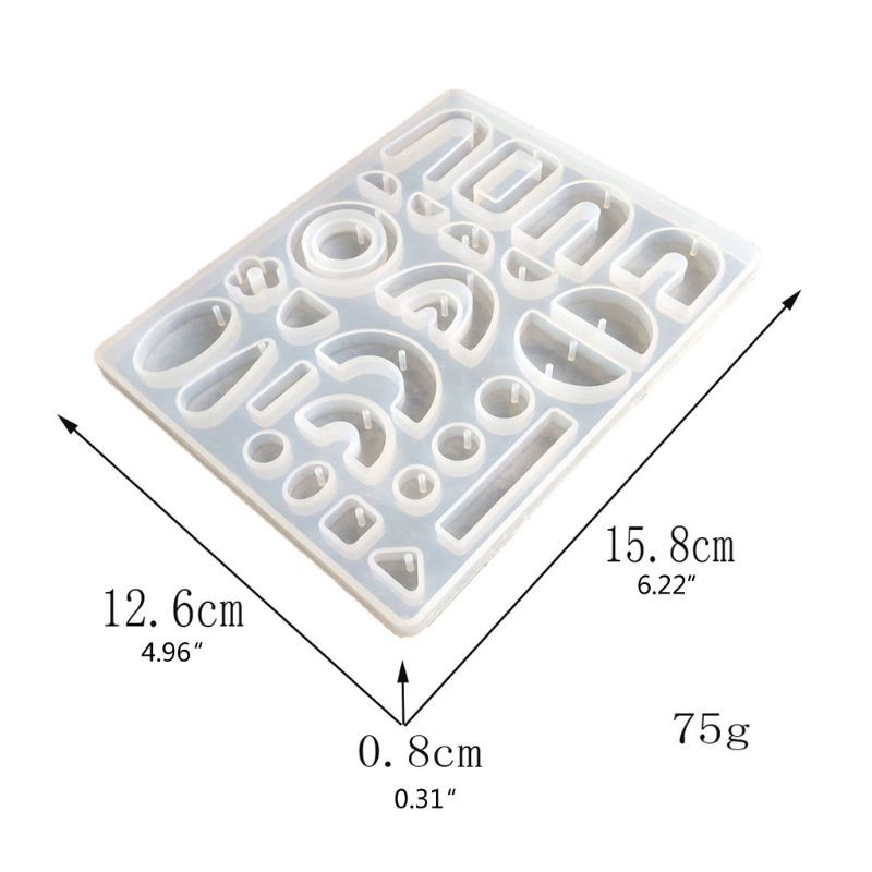 Khuôn Nhựa Resin Tạo Hình Bông Tai Phong Cách Bohemian