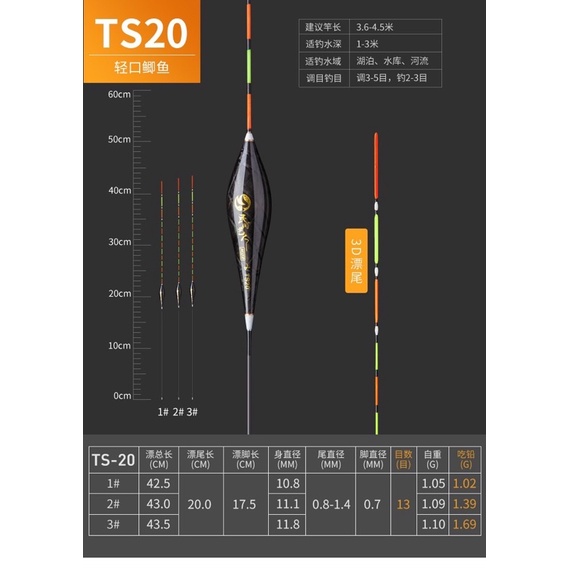 Phao cacbon cao cấp - đầu tăm dẹt