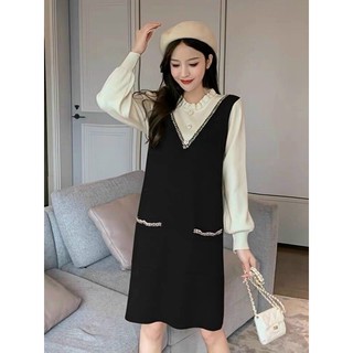 [SIÊU PHẨM] Váy len bầu hàng chất lượng len dày dặn