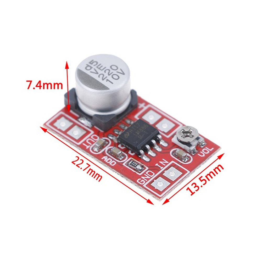 Bảng Mạch Khuếch Đại Micro Mini Dc 5v-12v Chuyên Dụng