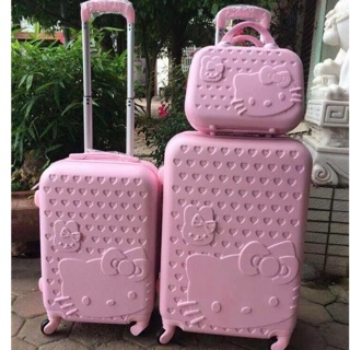 BỘ 3 CHIẾC VAlY KÉO (14+20+24) HELLO KITTY SIÊU CUTE