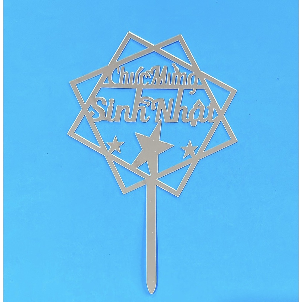 Set 10 mica Chúc mừng sinh nhật