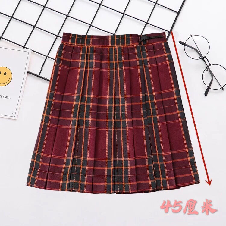Chân Váy Đồng Phục Nữ Sinh Xếp Ly Kẻ Sọc Caro Xinh Xắn Đáng Yêu | BigBuy360 - bigbuy360.vn