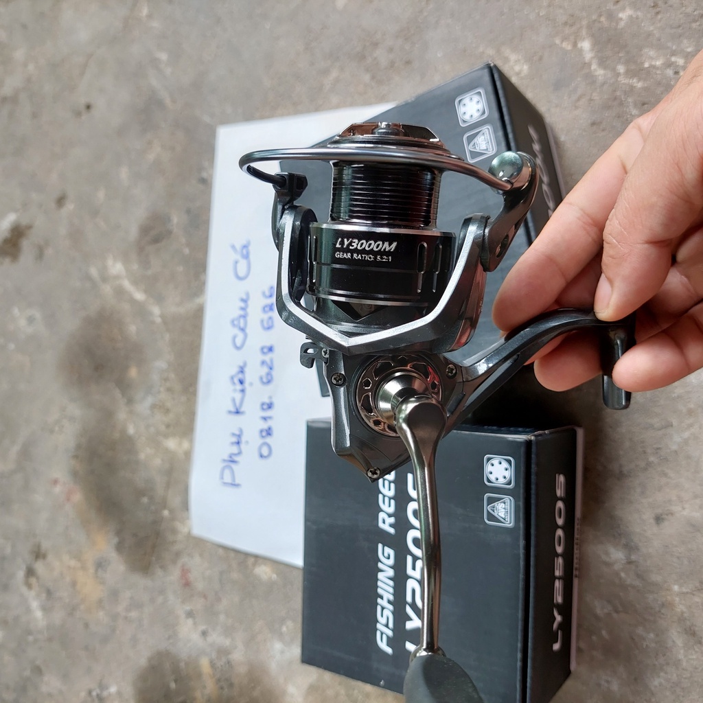 Máy câu cá cao cấp thép không ghỉ SIZE 2500 3000