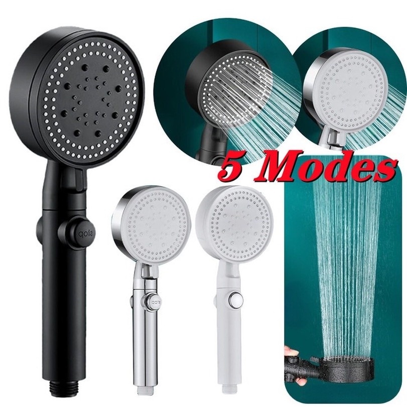 Đầu Vòi Sen Áp Suất Cao 5 Chế Độ Điều Chỉnh Được Tiết Kiệm Nước