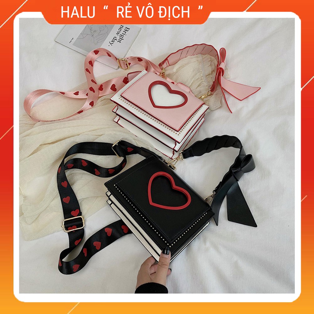 Túi xách nữ phối nơ kiểu dáng Hàn Quốc, túi 2 ngăn SHOPHALU.VN