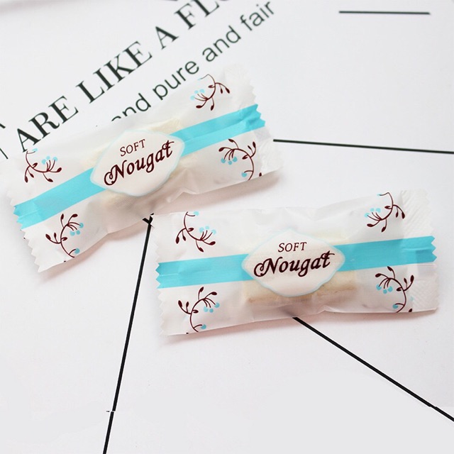 Túi đựng kẹo nougat 9.5x4cm (nhiều mẫu)