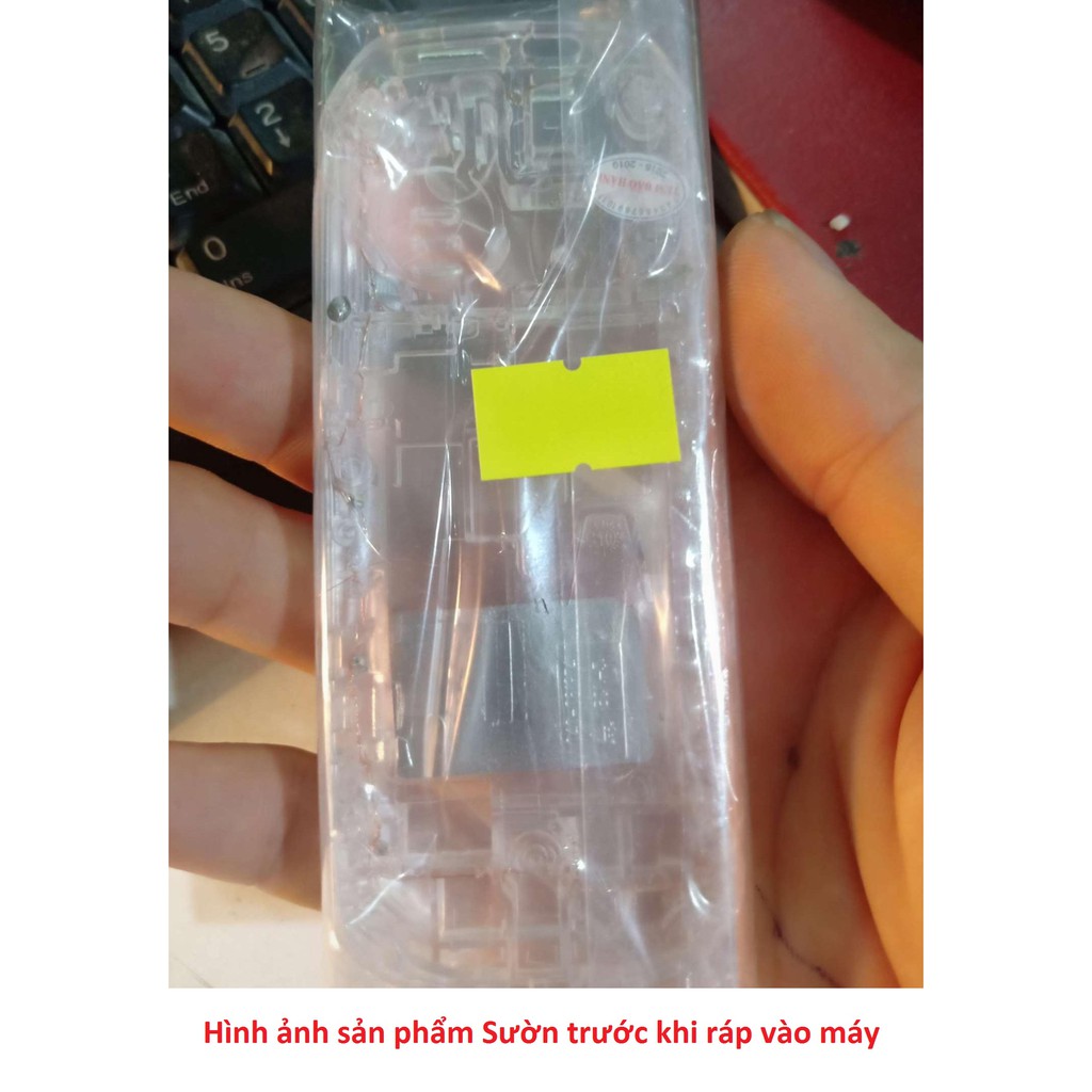 Combo Vỏ trong suốt+ Sườn led Cho nokia 1280