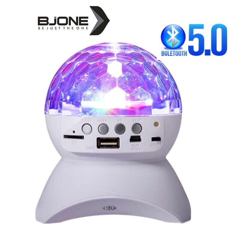 Đèn chiếu hình BJONE L740 LED kiêm loa bluetooth sạc USB kiểu disco chơi nhạc MP3 trang trí sân khấu tiệc tùng karaoke