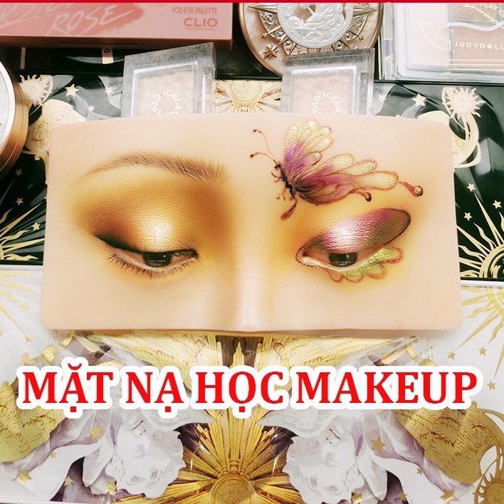 Mặt nạ Makeup học trang điểm 3D tinh tế chuyên dùng học makeup tạo mẫu kẻ mày HALOMI Loại 1