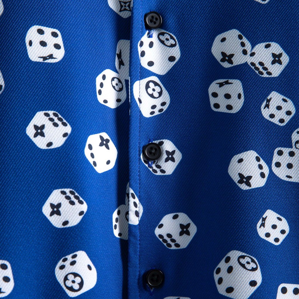 Áo sơ mi nam họa tiết tay ngắn Sock Deer Dice Shirt ASM217 ZUMAN form suông, chất lụa chéo cao cấp, thoáng mát | BigBuy360 - bigbuy360.vn