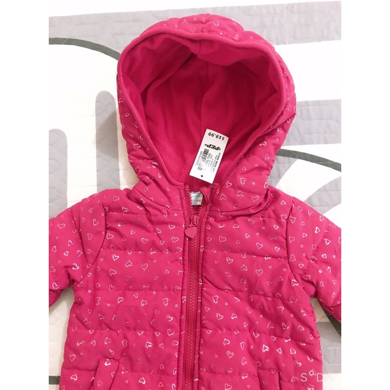 Áo phao bé gái TQXK dư xịn, 2 màu trắng sữa và hồng