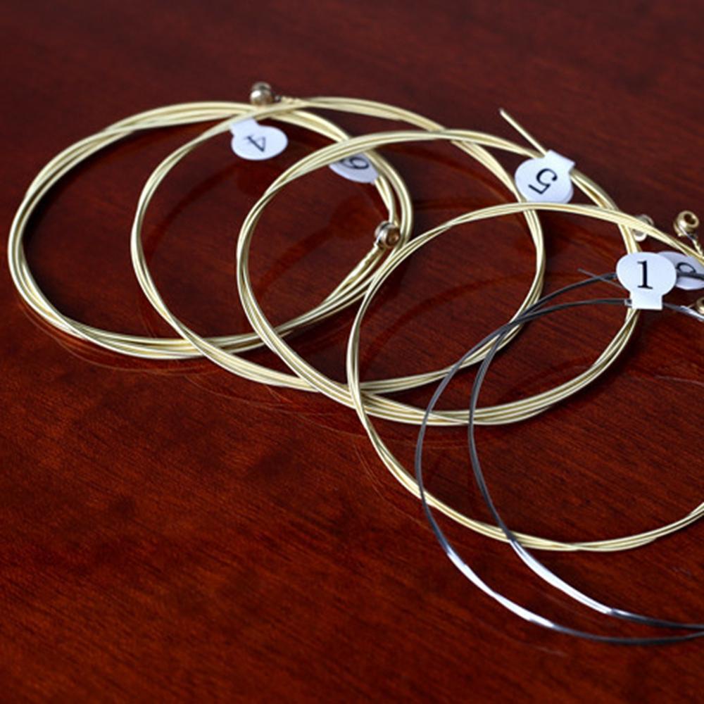 Set 6 Dây Đàn Ghi Ta Bằng Đồng Thau Chất Lượng Cao