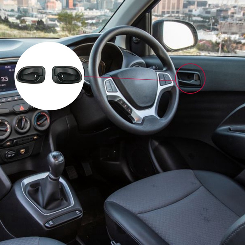 Set 2 Tay Nắm Cửa Trái Phải Phía Trước Cho HYUNDAI ATOS 97-05 82610-22000 82620-22000