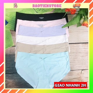 QUẦN LÓT BẦU Bigsize| Cạp Chéo| Sau Sinh| Su Đúc| Thông Hơi| Kháng Khuẩn| Đồ Lót Chip Bà Bầu - QL09