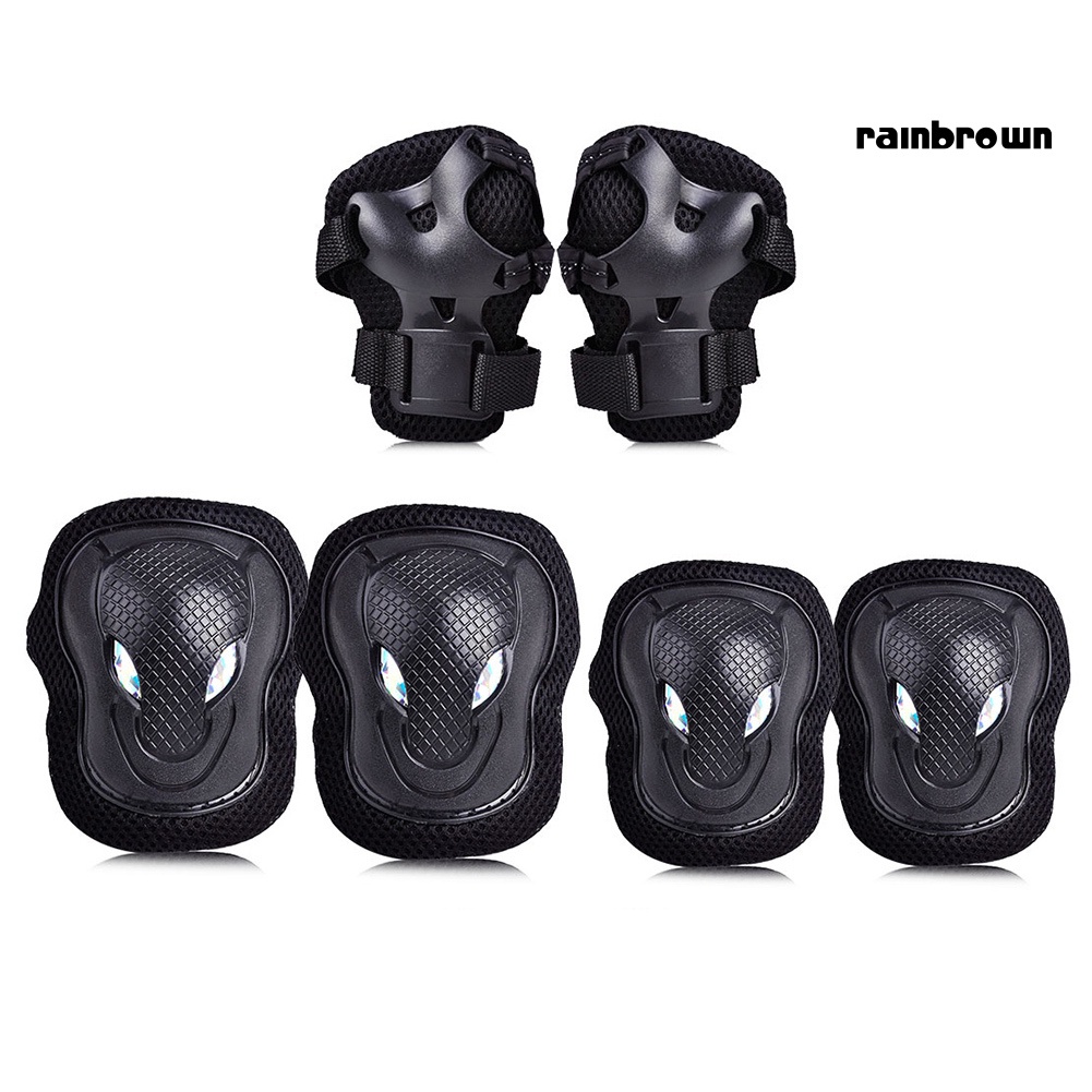 Set 6 Đệm Bảo Vệ Đầu Gối / Khuỷu Tay Khi Chơi Thể Thao