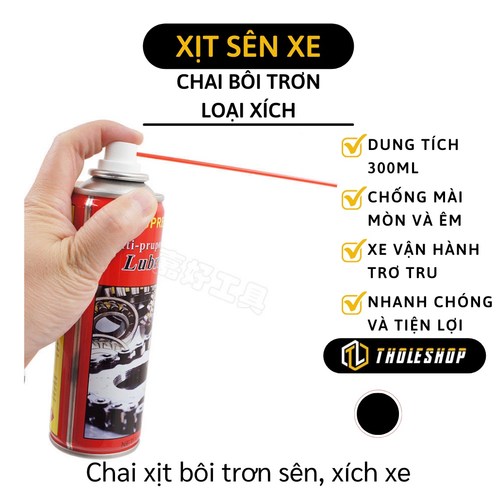 Chai Xịt Sên Xe Máy - Chai Xịt Bôi Trơn Rửa Sên, Vệ Sinh Bảo Dưỡng Xích Xe Máy 6841