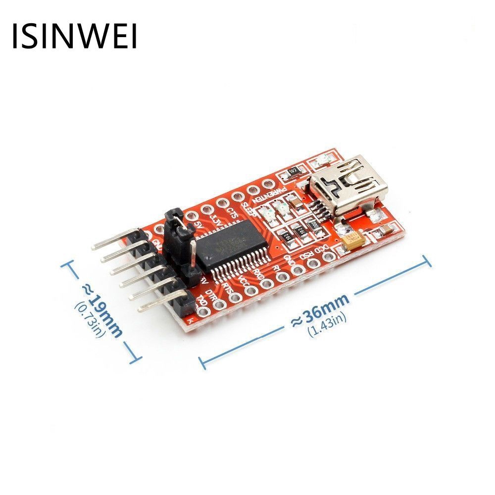 Mô đun chuyển đổi Ft232Rl Ftdi Usb 3.3v 5.5v sang Ttl cho cổng Mini Arduino