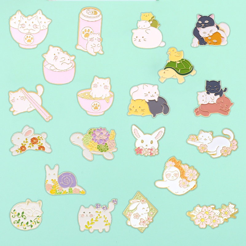 Trâm Cài Áo Hình Động Vật Dễ Thương