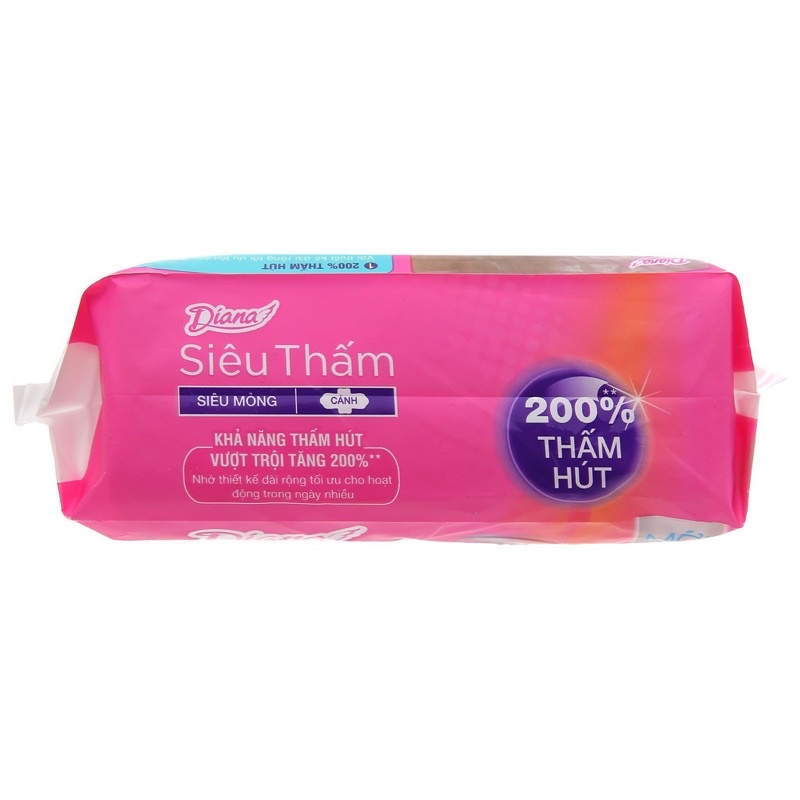 [Chính Hãng 29cm] Lốc 6 gói Băng Vệ Sinh Diana siêu thấm siêu mỏng cánh NGÀY NHIỀU 29cm 6 miếng/gói