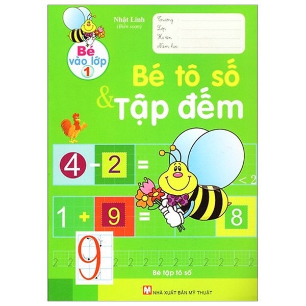 Sách - Bé Vào Lớp 1 - Bé Tô Số Và Tập Đếm