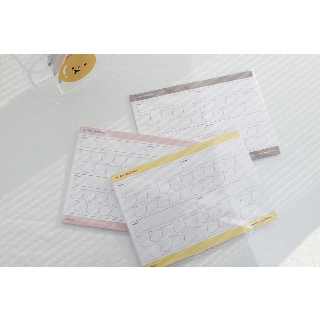 Set Giấy Lập Kế Hoạch A5 Daily/Weekly/Monthly Planner