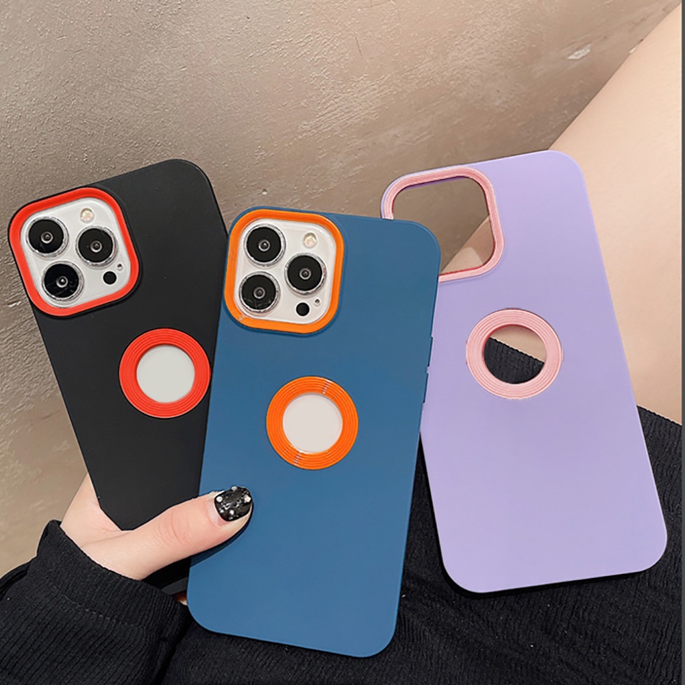 Ốp Điện Thoại Silicon Mềm Chống Rơi Chống Sốc 3 Trong 1 Cho iPhone 11 12 13 Pro Max 6 7 8 Plus XS XR XS Max SE 2 3