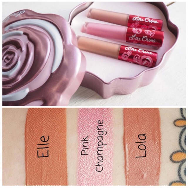 Set Son Lime Crime Valentine Box hồng 
