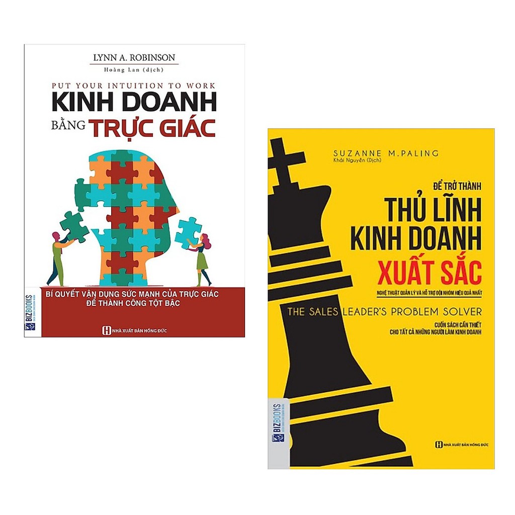 Sách - Combo 2 Cuốn Để Trở Thành Thủ Lĩnh Kinh Doanh Xuất Sắc + Kinh Doanh Bằng Trực Giác