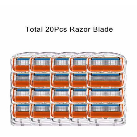 Lưỡi dao cạo râu cho nam 5 lớp an toàn tiện lợi thay thế cho Gillette Fusion 5