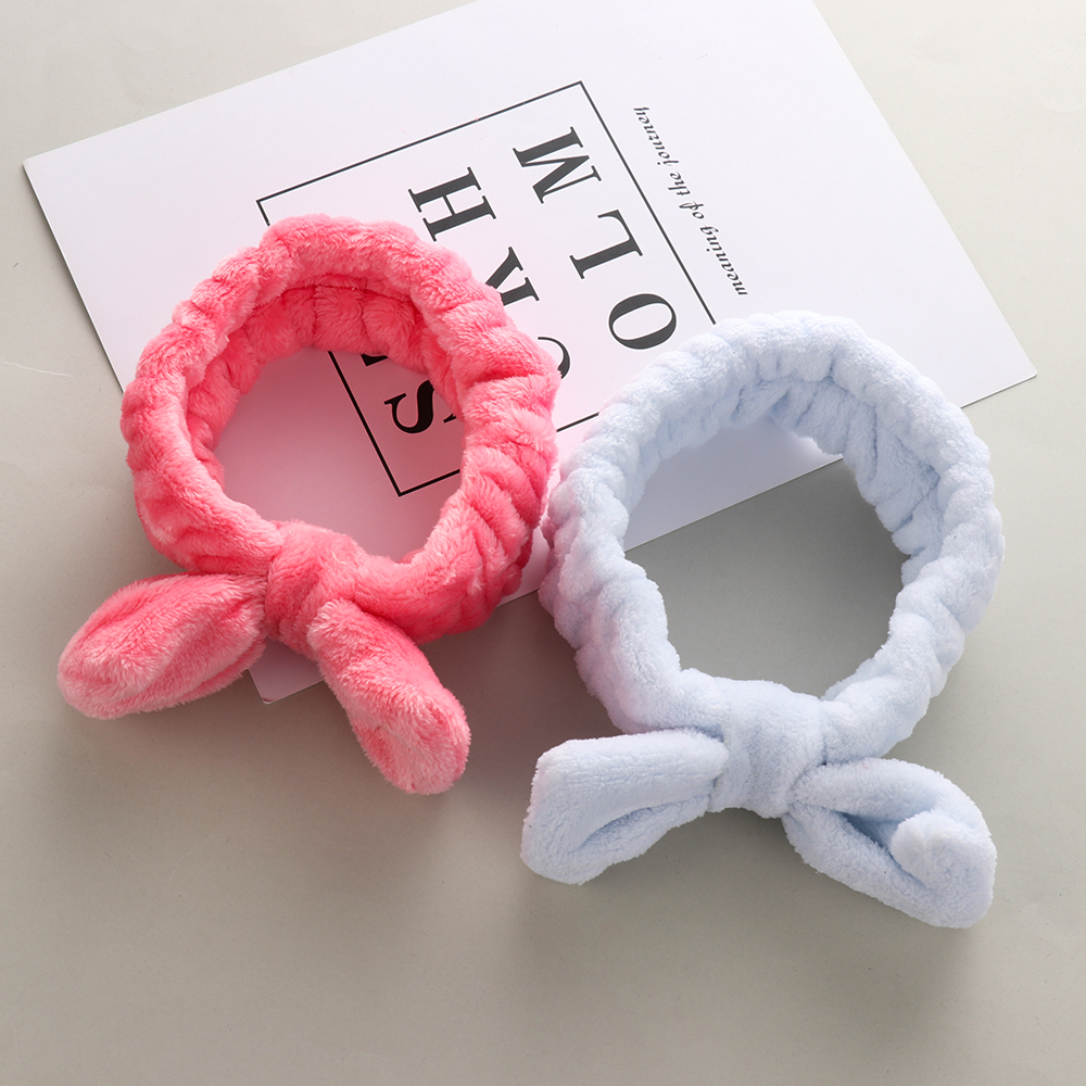 Băng Đô Nơ Màu Trơn Thời Trang Cho Nữ