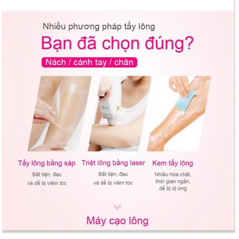 ( Giá rẻ hủy diệt) -  Máy triệt lông vĩnh viễn, triệt lông nách, lông mu, lông bikini, tay và chân Kemei SNS01 dòng cao