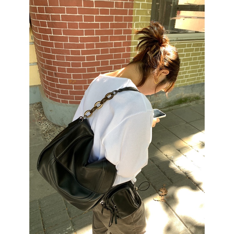 Dela Túi Đeo Chéo Da PU Phong Cách retro Thời Trang Cho Nữ