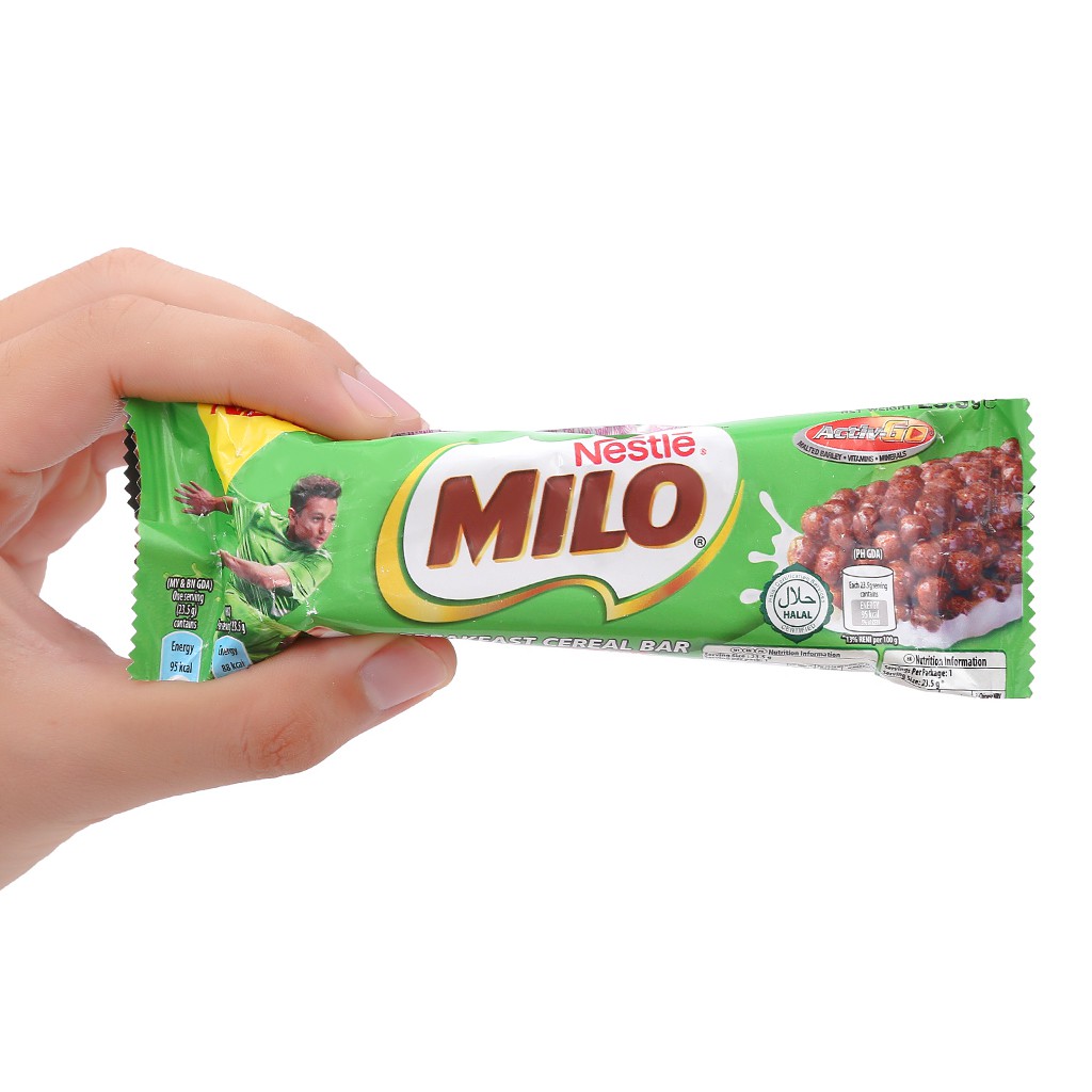 Bánh ngũ cốc Nestle Milo Bar thanh 23.5g