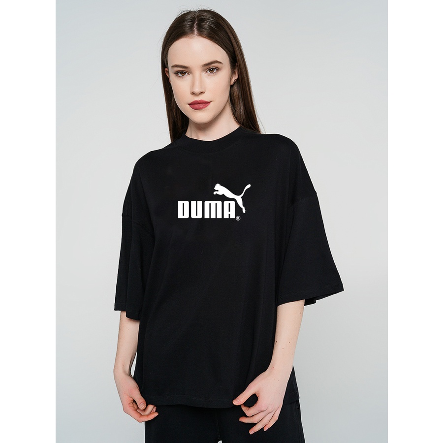 Áo Thun Nam Nữ DuMa Tấu Hài Thương Hiệu, Áo Phông Unisex Cotton 2 Chiều MÀU ĐEN Mặc Phong Cách Trẻ Trung Năng Động