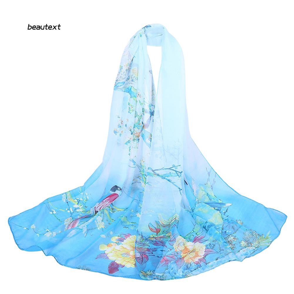 Khăn choàng đi biển họa tiết hoa nhiều màu sắc thời trang