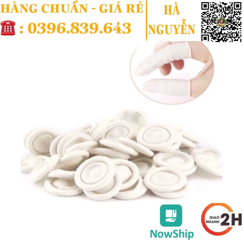 Găng Tay Ngón Cao Su Chuyên Dụng Cho Dân làm Móng - BAo Tay Ngón Làm Nail